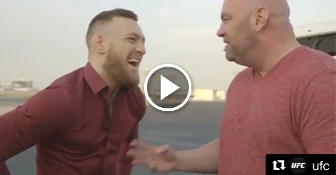 Conor McGregor & Dana White Laugh It Up Over Floyd Mayweather's Unpaid Taxes